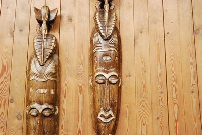 Mask, Tribal, light brown