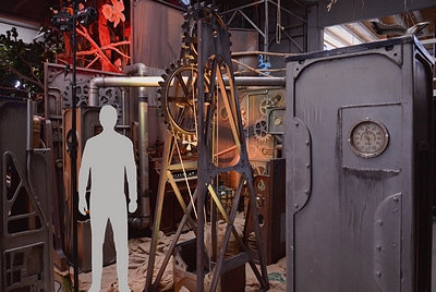 Machine Tower with Gears 220v