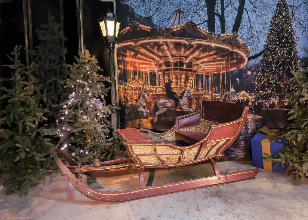 Sledge   Red   Sleigh