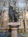 Statue  Winged Lion  logo of Venice