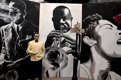 Jazz musician   a   Trumpeteer