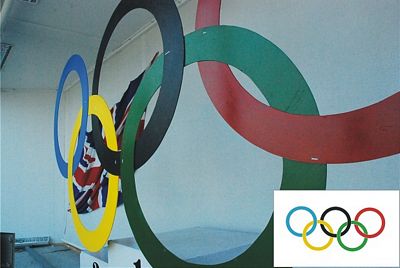 Olympic Rings to hang up