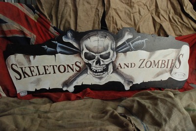 Panel ""Skeletons and Zombies""