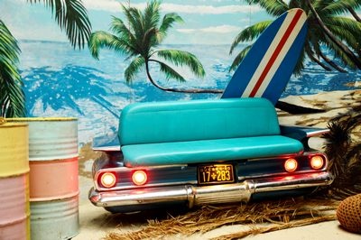 Autocar, Bench, Green Chevrolet 1960, 220v