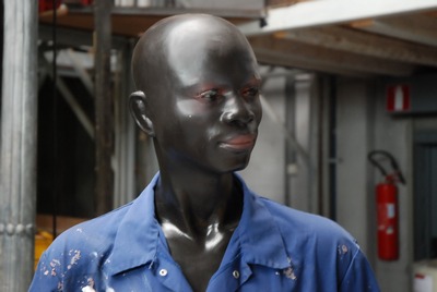 Mannequin, standing,  African