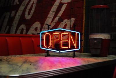 Neon  " Open "  220v