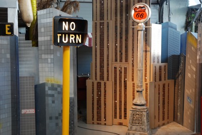Streetsign 220v "" NO TURN ""