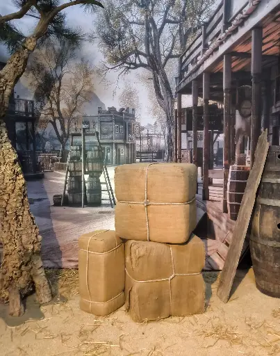 Bale Tea/Tabacco  L  Burlap 