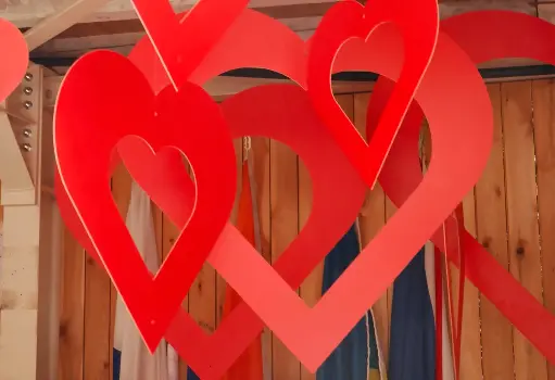 Hearts    2D   XXL   open   by 2pcs.