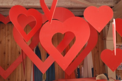 Hearts, 2D, M, open  by 3pcs.