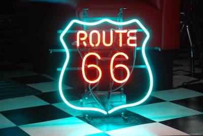 Neon,  just   " Route 66 "  220v