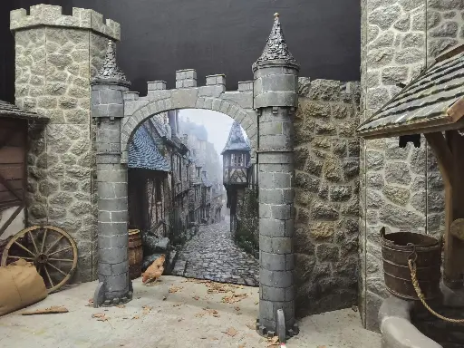 Castle  Arch for on 2 Towers small