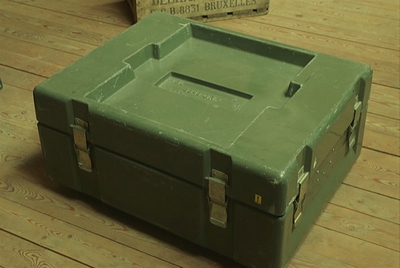Army Crate, Polyester.