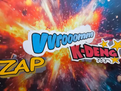 Cartoon Text "" VVrooomm ""