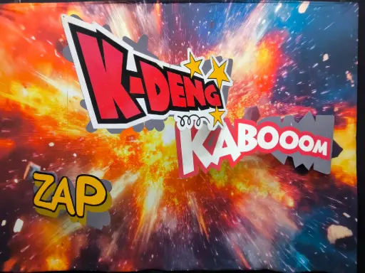 Cartoon Text   " K-Deng "