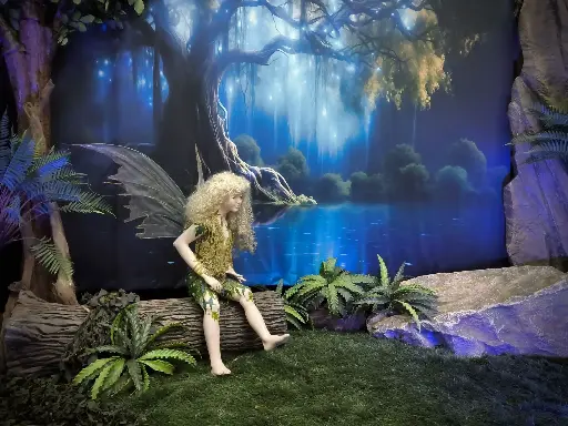 Elf, Fairy  sitting or flying