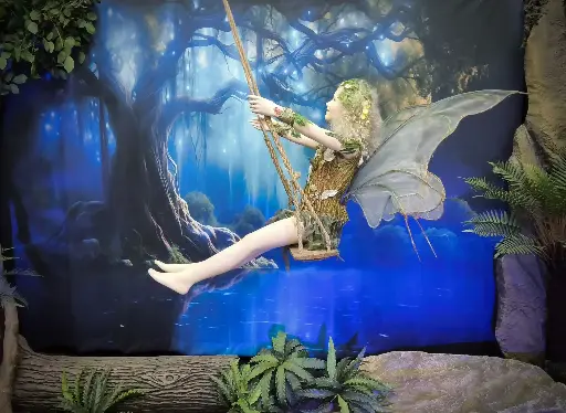 Elf   Fairy   on a Swing