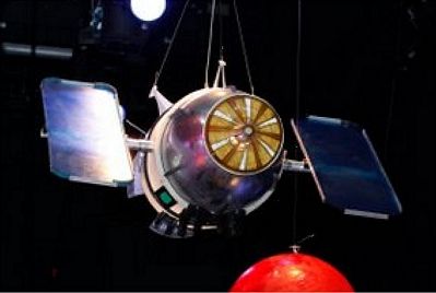 Satellite hanging