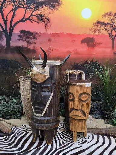 Drum  Tribal  with Horns
