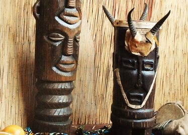 Drum, Tribal, with horns