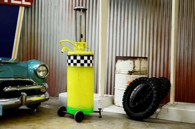 Gasoline Pump manual yellow