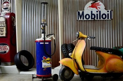 Gasoline Pump manual Blue