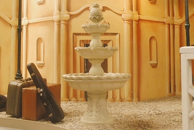 Fountain sandcoloured  220v