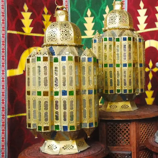 Lantern Maroccan, Copper, L