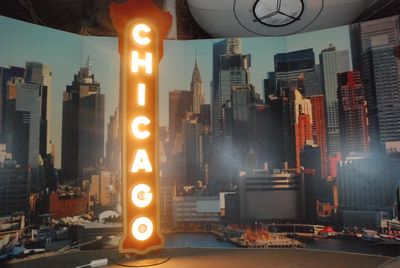 Electrical lighting, ""Chicago""