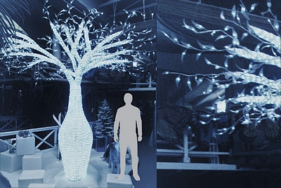 Fantasy / Ice  Tree, 220v