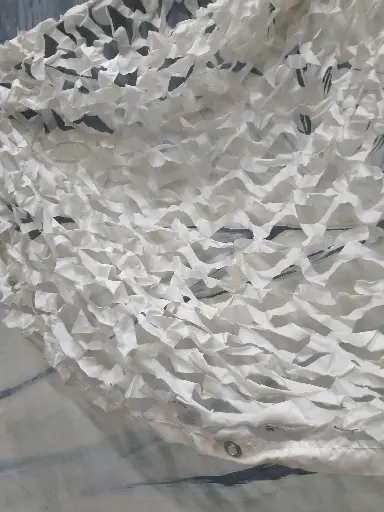 Camouflage net   Plain White