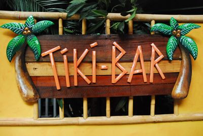 Panel "TIKI-BAR"