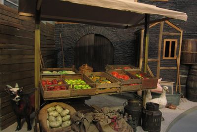 Market Stand Wood
