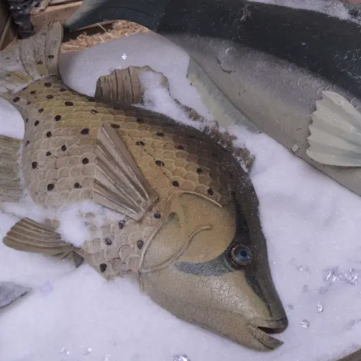 Green Carp, Fish,  tin
