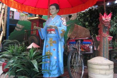 Eastern Girl, Geisha,statue