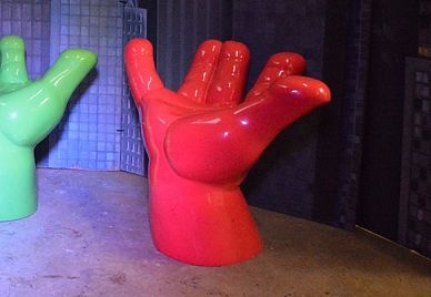 Hand Chair, Magenta