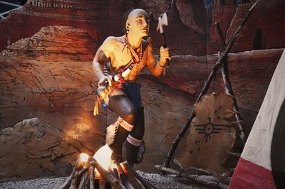 Indian Dancer  wth.  Tomahawk