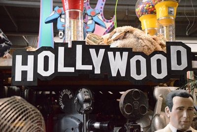 Hollywood"" on panel