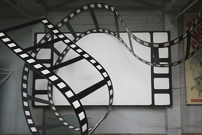 Filmstrip ""Celluloid"", in Black, XL