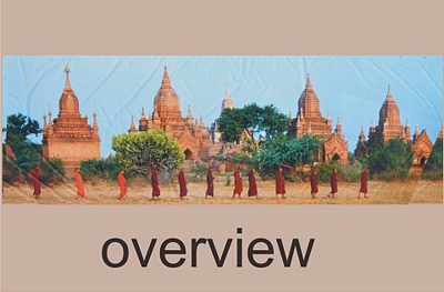 Backdrop  Pagan Temples on Canvas