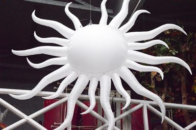 Sun, white, Inflatable 220v