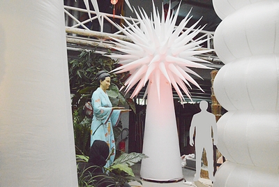 Cactus,  white, Inflatable  220v