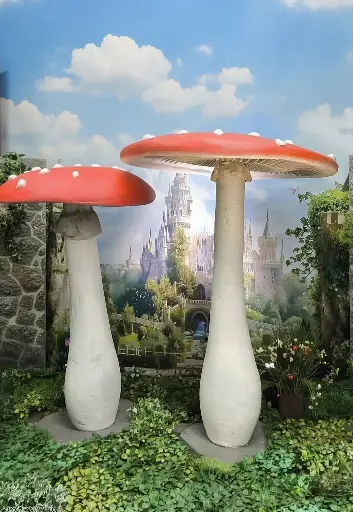 Mushroom  Red with Dots   248/288  L