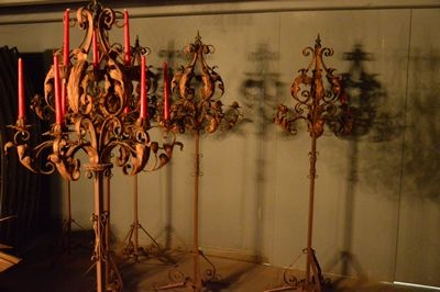 Candle Holder Baroque  Large