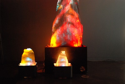 Artificial flame, large