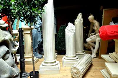 Ionic Column Broken in half (three in the middle)