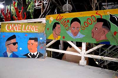 Panels set of 2 African Publicity 