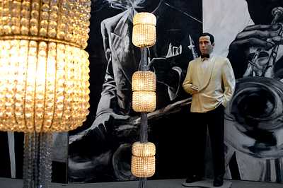 Crystal Art Deco standing Lamp