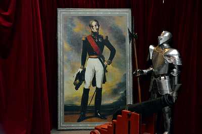 Painting, Portrait, ""Baron Von Munchhausen""