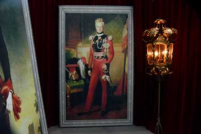 Painted Portrait   Man in Polish Lancer's uniform